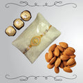 Rakhi with Chocolate and Almonds