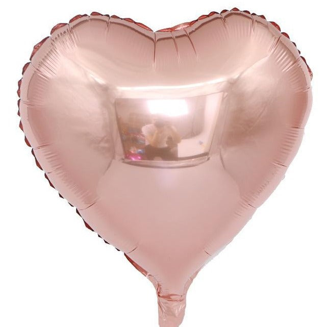Rose Gold Heart Foil Balloon  - VD (5816577065124)