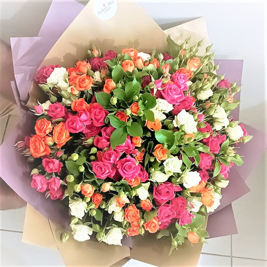 Spray Roses Mix Mix Spray Roses Arrangement