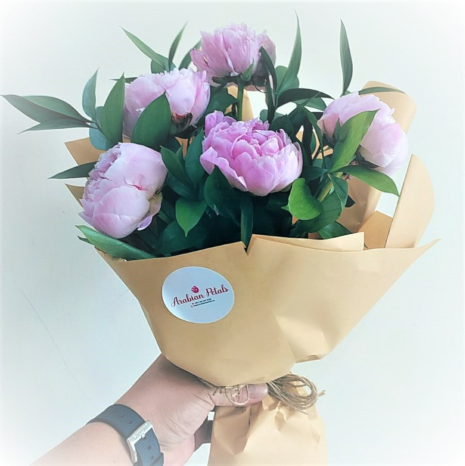 Pink Peony Bouquet (6681167331492)
