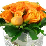 Orange Rose Vase - FWR - Arabian Petals (2105957285946)