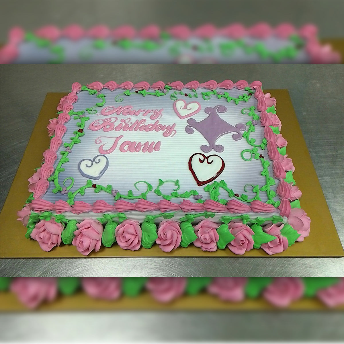 Heart N Flowers Cake - Arabian Petals (2171326234682)