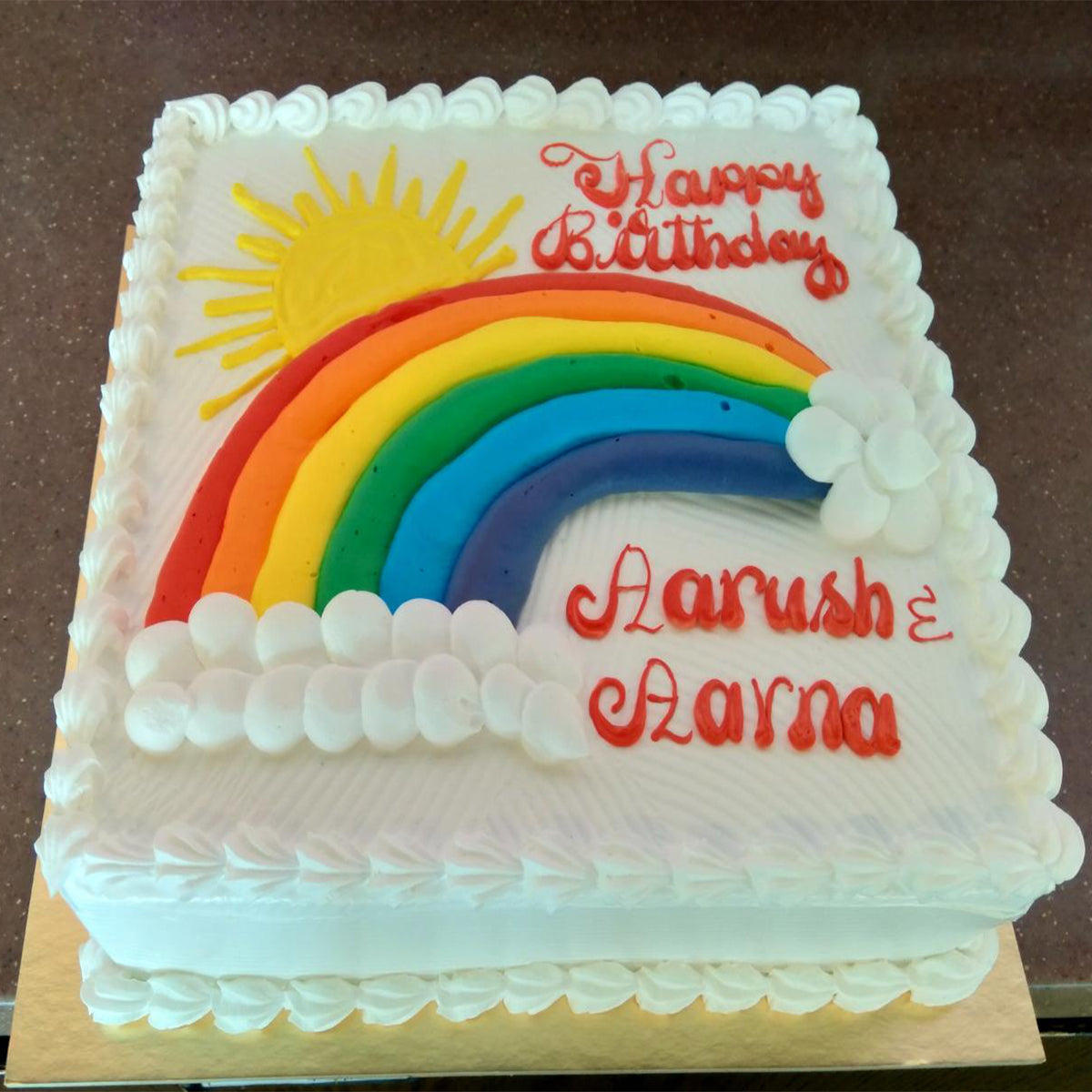 Chocolate Rainbow Cake | Birthday Cake In Dubai | Cake Delivery – Mister  Baker