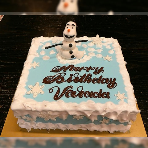 Olaf Birthday Cake - CWD - Arabian Petals (2172082225210)