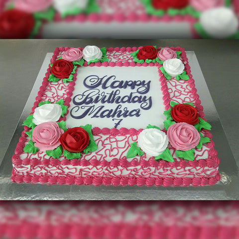 A Very Happy Birthday Cake -  CWD - Arabian Petals (2167017308218)