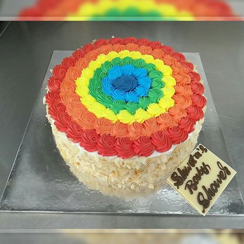 Rainbow Designer Cake - Arabian Petals (2172657500218)