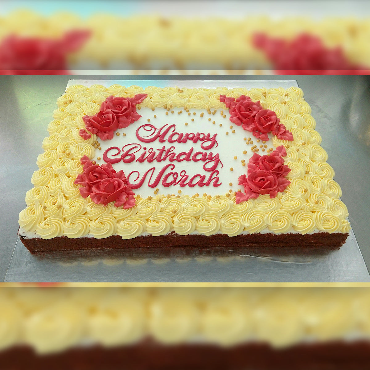 Birthday Designer Cake - CWD - Arabian Petals (2167045062714)