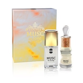 Ajmal Musc In Love For Unisex 14ml Eau de Parfum + Concentrated Perfume Oil 12ml - Arabian Petals (5462000074916)