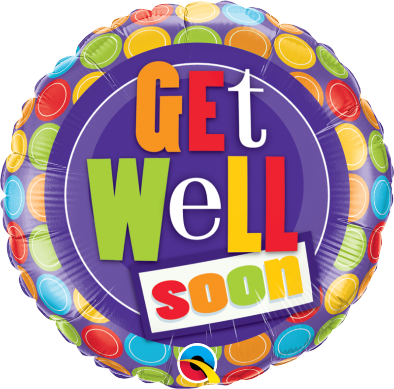 Get Well Dot Balloon (6831317745828)