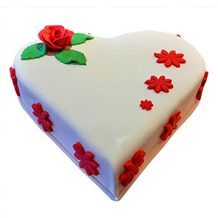 Heartshape Butterscotch Cake - VD - Arabian Petals (1832578515002)