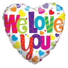 We Love You Balloon - Arabian Petals (4545158774829)