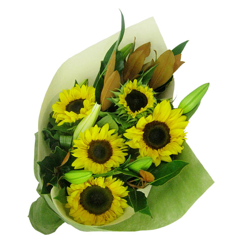 Sunflower & Lilies Bouquet - Arabian Petals (5367070064804)