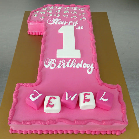 Pink Number Cake - CWD - Arabian Petals (2221910065210)