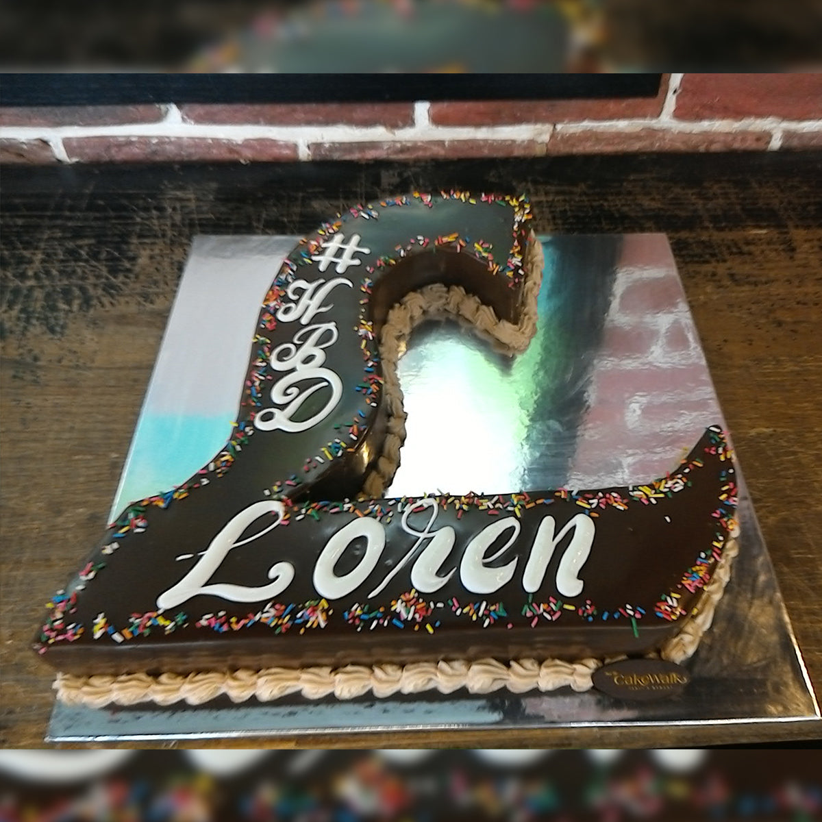 Chocolate Alphabet Cake - CWD - Arabian Petals (2221915111482)