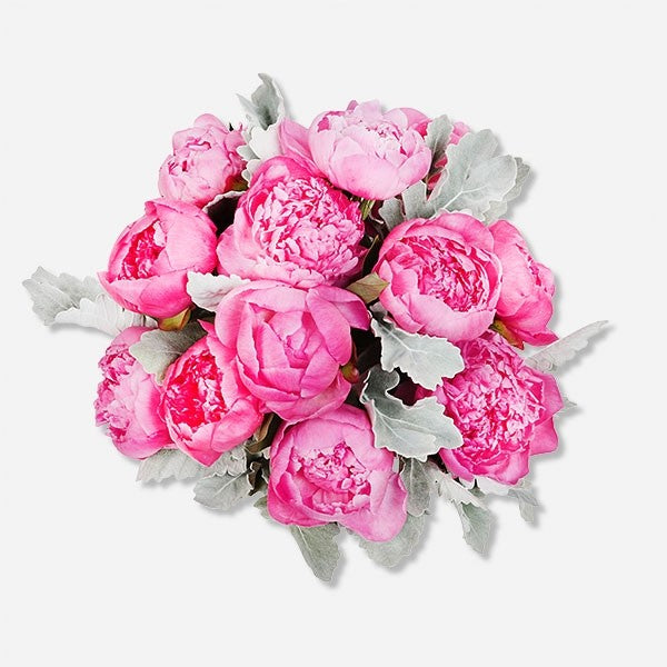 Pink Peony Vase Arrangement (6681192857764)