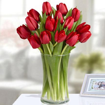 Red Tulip Arrangement - FWR - Arabian Petals (1816053022778)