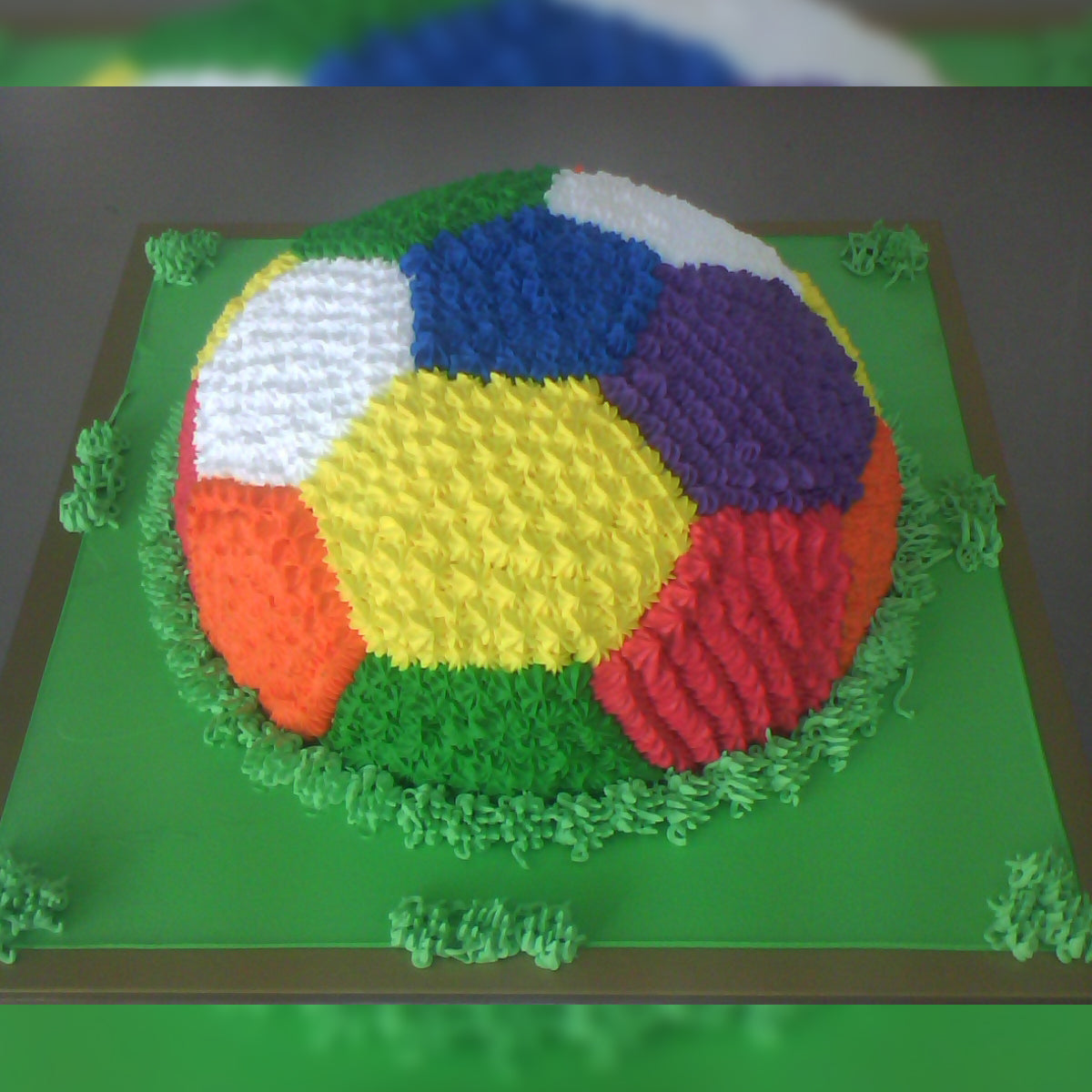 Colorful Football Cake - CWD - Arabian Petals (2222143995962)