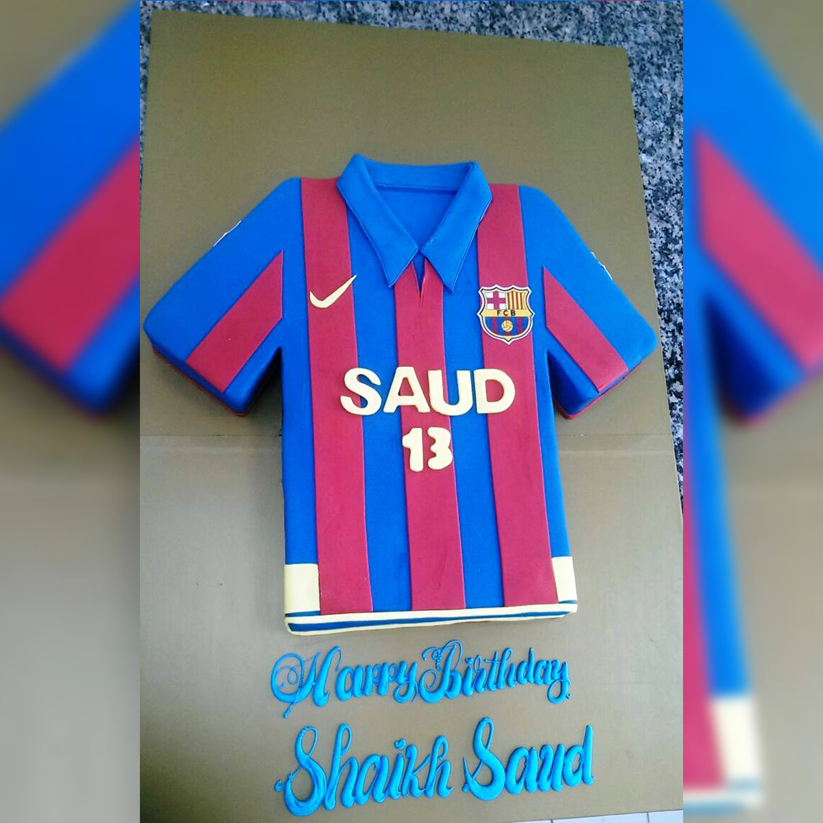 FCB T-Shirt Cake - CWD - Arabian Petals (2222148190266)