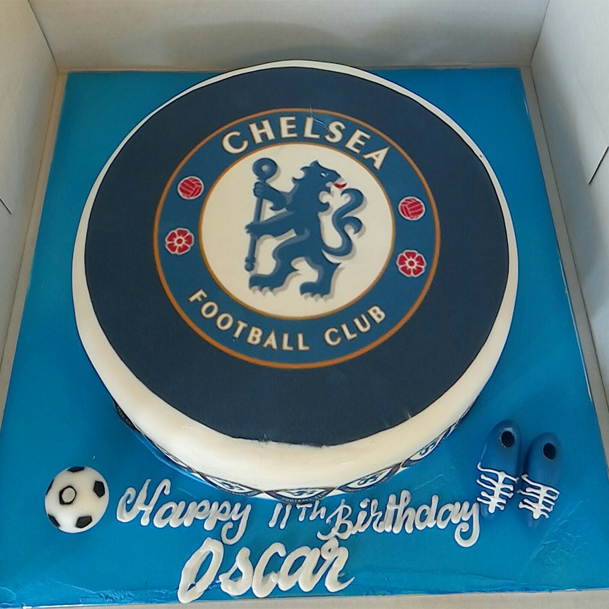 Chelsea FC Cake Topper Centerpiece Birthday Party Decorations – Cakecery