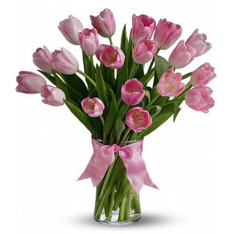Pretty Pink Tulips Bouquet (5620041875620)