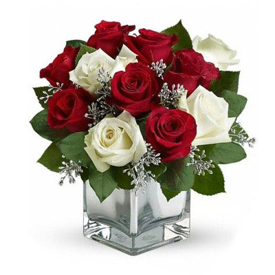 Romantic Red White Roses - VD - Arabian Petals (2079098601530)