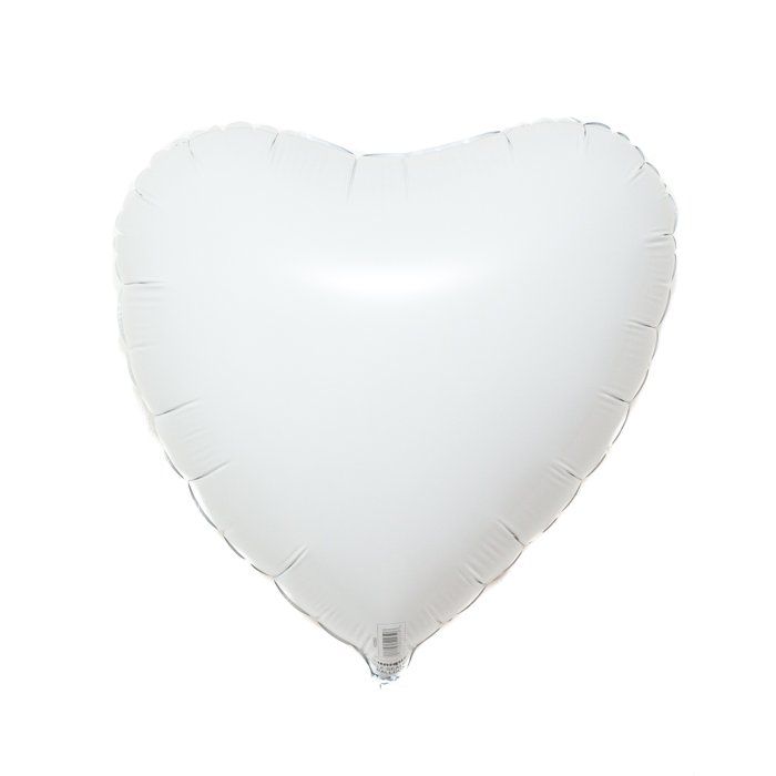 White Heart Foil Balloon  - VD (5816598593700)