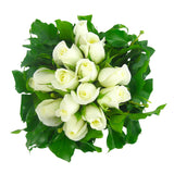 White Rose Vase (5920100286628)